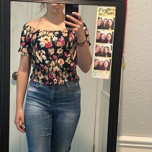 Floral Spanish top
